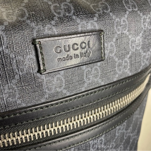 🔥Auth Gucci Supreme Shoulder Crossbody Bag GG PVC Leather - Picture 6 of 16